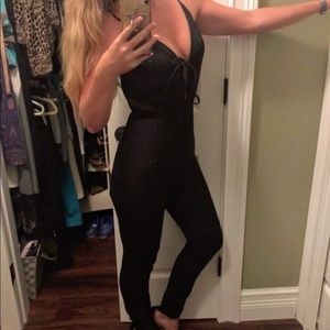 Sexy black jumpsuit